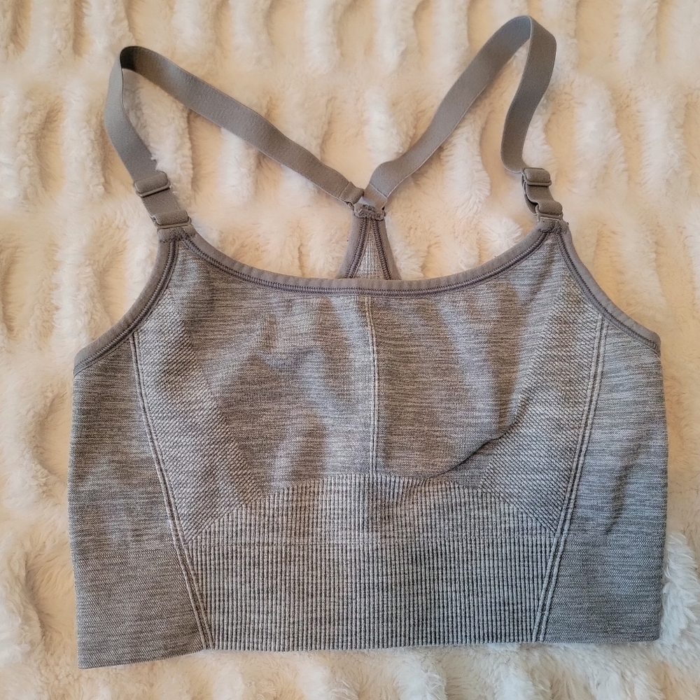 All In Motion Gray Sports Bra
